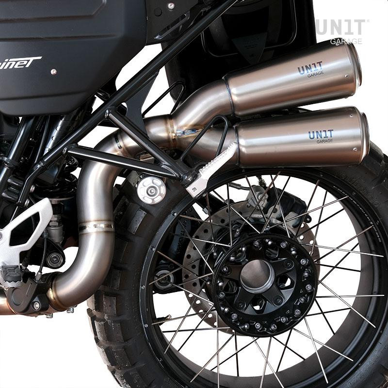  Silencieux double haut en titane pour R nineT Titane - L'atelier Bleu Motostore