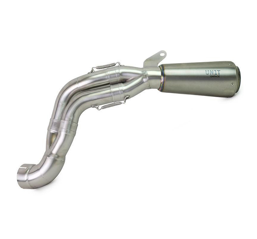Ligne complète en inox pour R nineT Titane - L'atelier Bleu Motostore