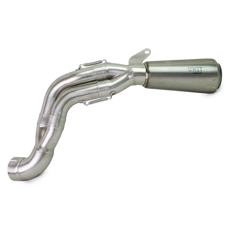 Complete stainless steel exhaust system for the R nineT Titane – L'atelier Bleu Motostore