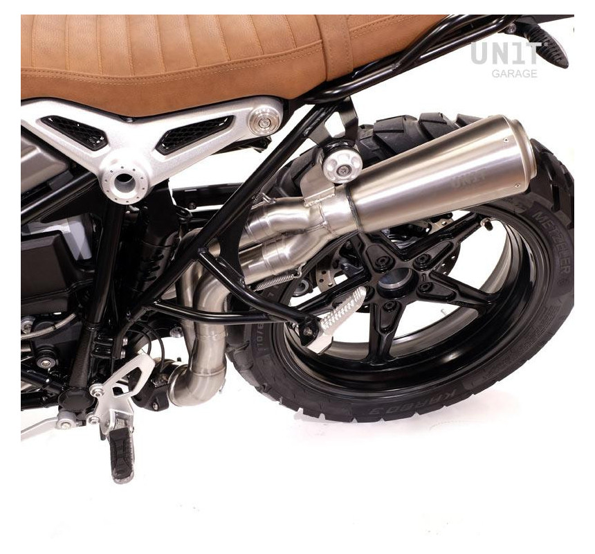 Ligne complète en inox pour R nineT Titane - L'atelier Bleu Motostore