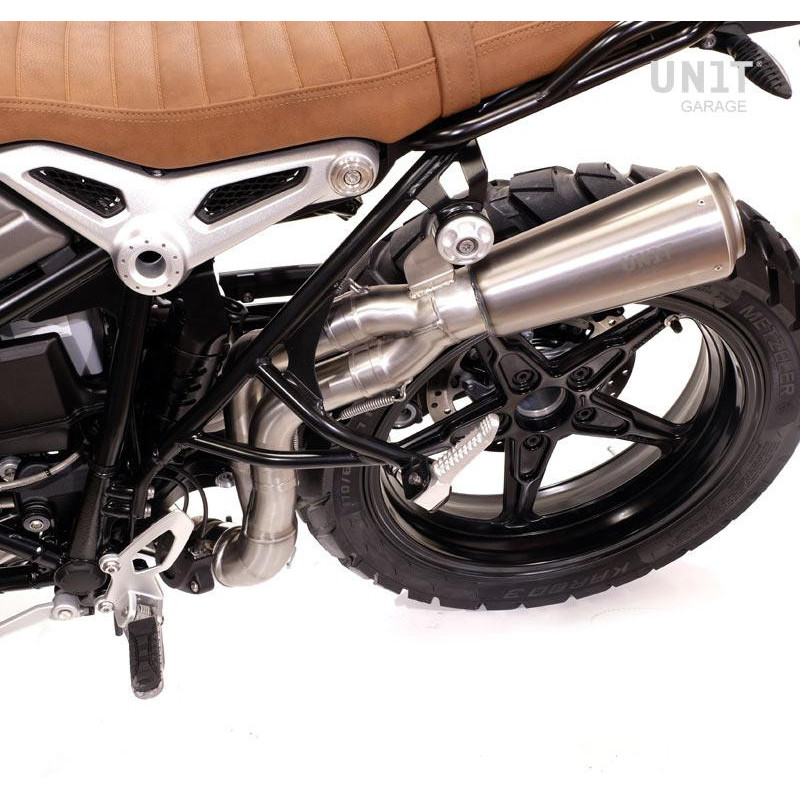 Complete stainless steel exhaust system for the R nineT Titane – L'atelier Bleu Motostore