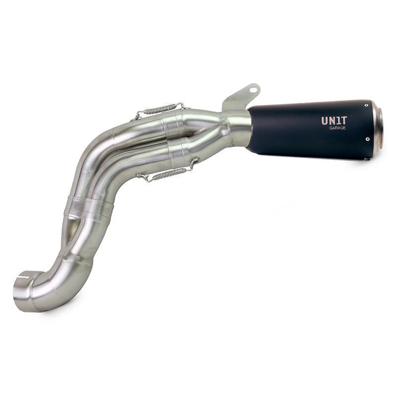 Complete stainless steel exhaust system for the R nineT Titanium Black – L'atelier Bleu Motostore