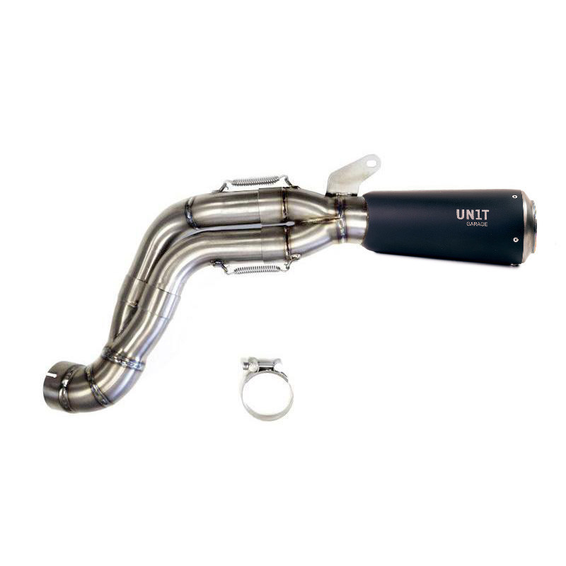 Ligne complète en titane pour R nineT Titane noir - L'atelier Bleu Motostore