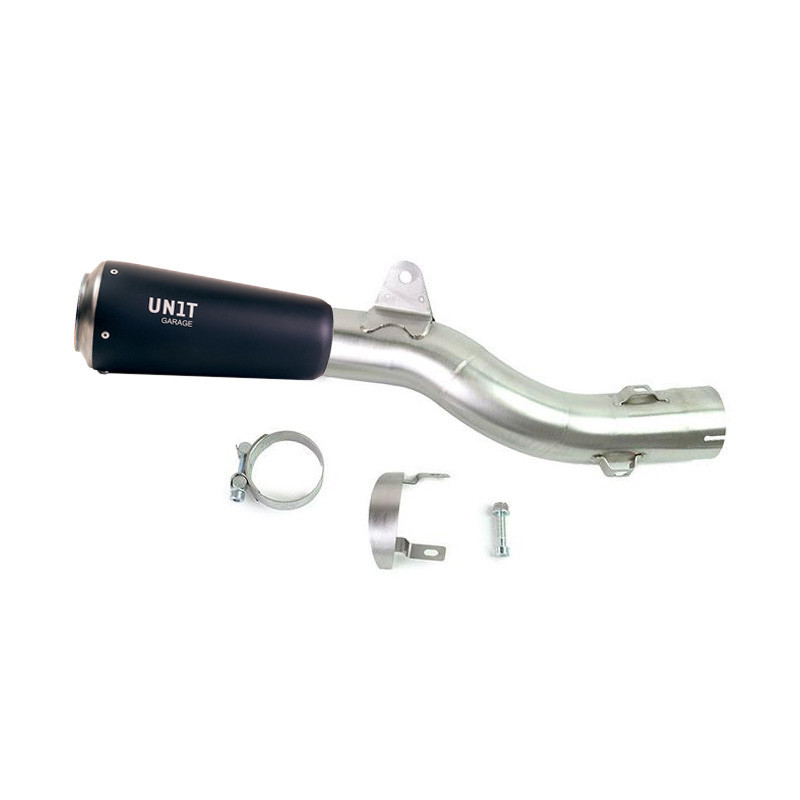 Silencieux GP pour R 1200R Titane noir - L'atelier Bleu Motostore