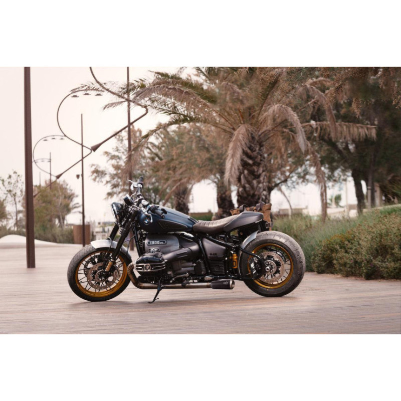  Ligne complète en titane pour R 18 Titane noir - L'atelier Bleu Motostore