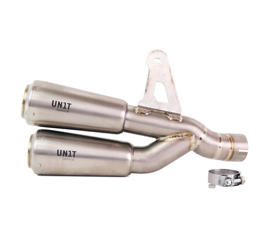 Double silencieux échappement GP en titane pour R 1300GS Titane - L'atelier Bleu Motostore