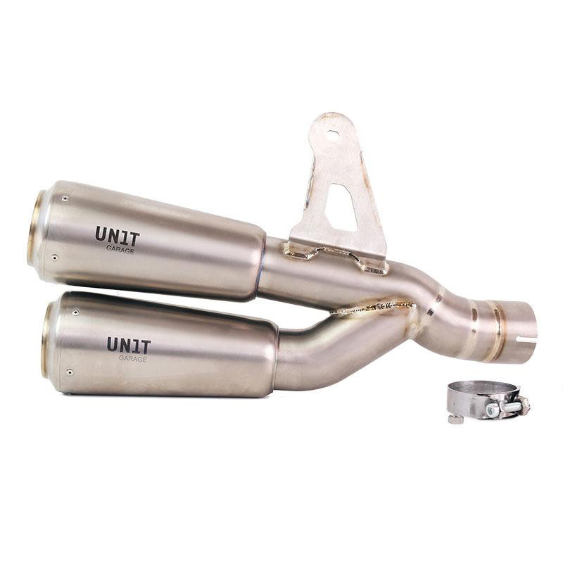 Double silencieux échappement GP en titane pour R 1300GS Titane - L'atelier Bleu Motostore