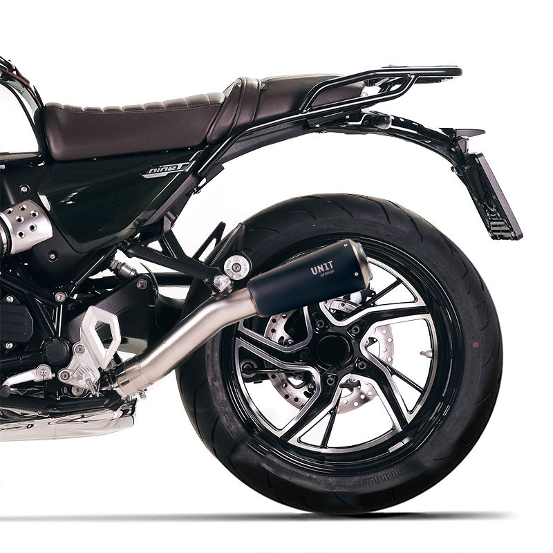  Silencieux échappement bas en inox pour R 12 nineT Titane noir - L'atelier Bleu Motostore