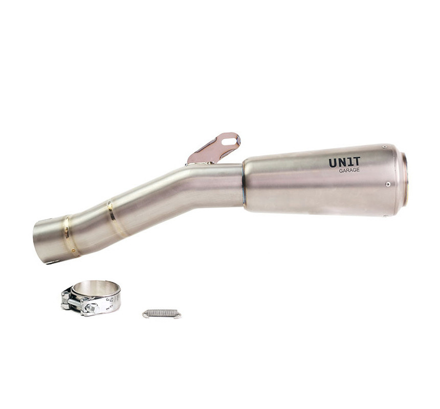 Silencieux échappement bas en titane pour R 12 nineT Titane - L'atelier Bleu Motostore
