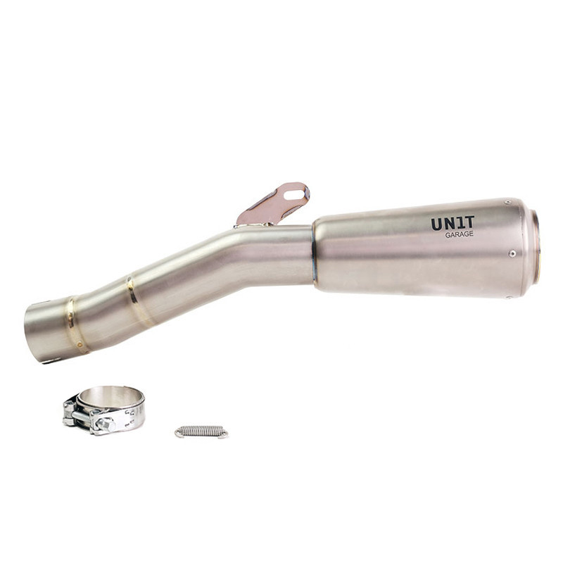 Silencieux échappement bas en titane pour R 12 nineT Titane - L'atelier Bleu Motostore
