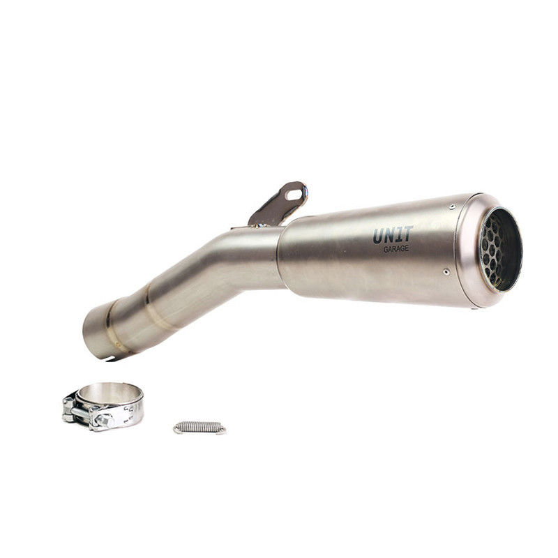  Silencieux échappement bas en titane pour R 12 nineT Titane - L'atelier Bleu Motostore