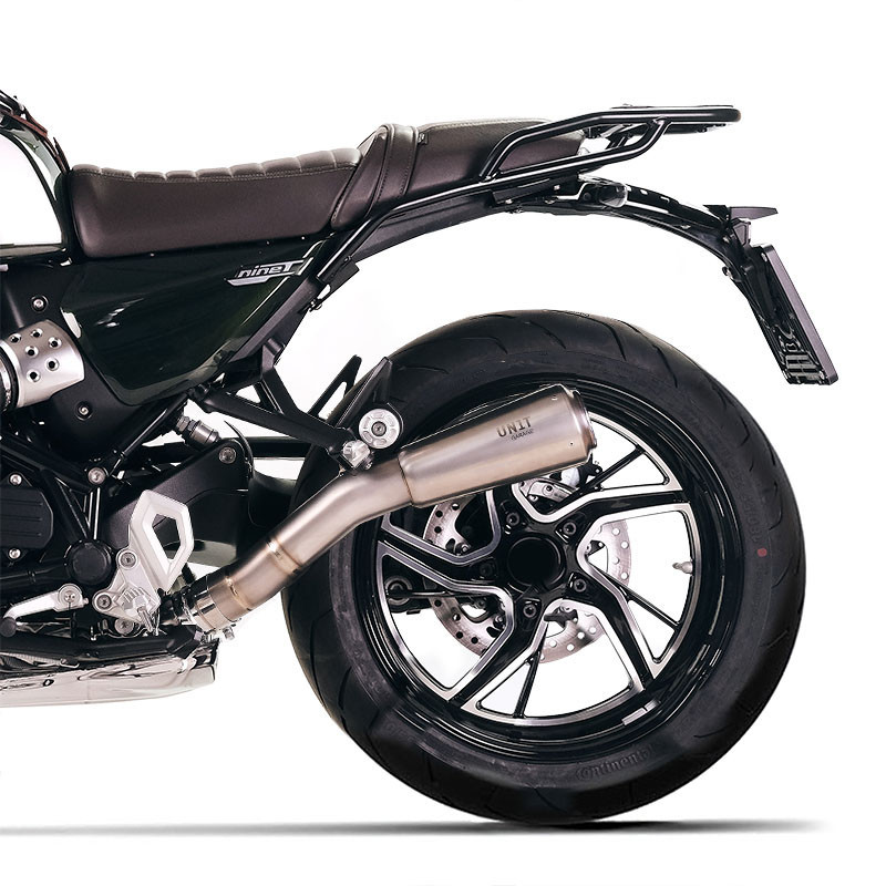  Silencieux échappement bas en titane pour R 12 nineT Titane - L'atelier Bleu Motostore
