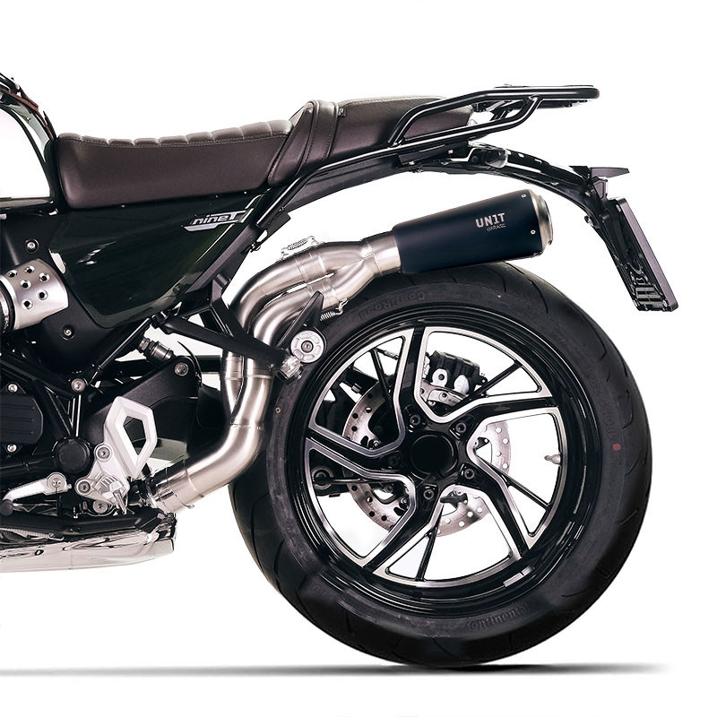  Silencieux échappement haut en inox pour R 12 nineT Titane noir - L'atelier Bleu Motostore