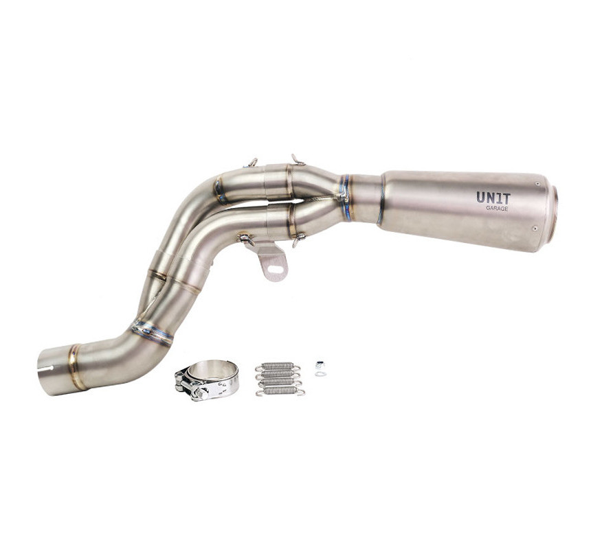 Silencieux échappement haut en titane pour R 12 nineT Titane - L'atelier Bleu Motostore