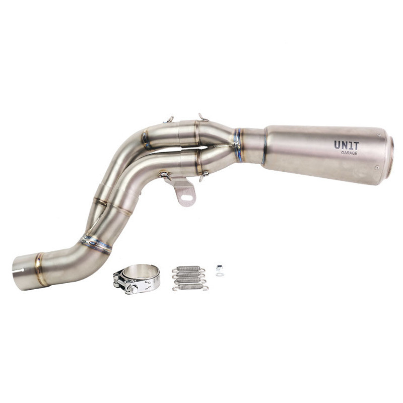 Silencieux échappement haut en titane pour R 12 nineT Titane - L'atelier Bleu Motostore