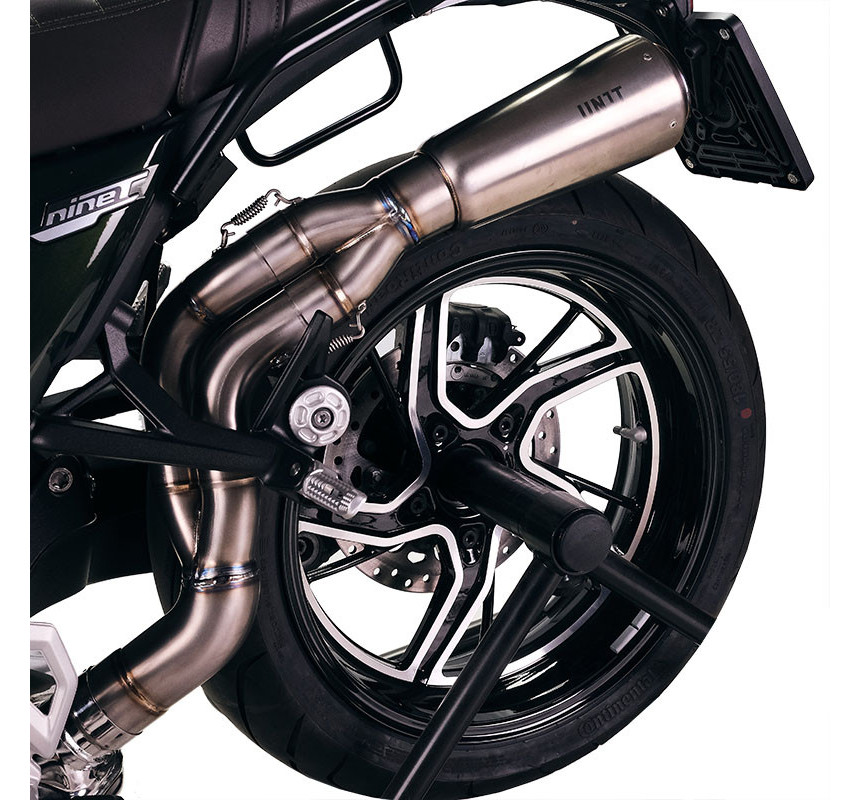  Silencieux échappement haut en titane pour R 12 nineT Titane - L'atelier Bleu Motostore