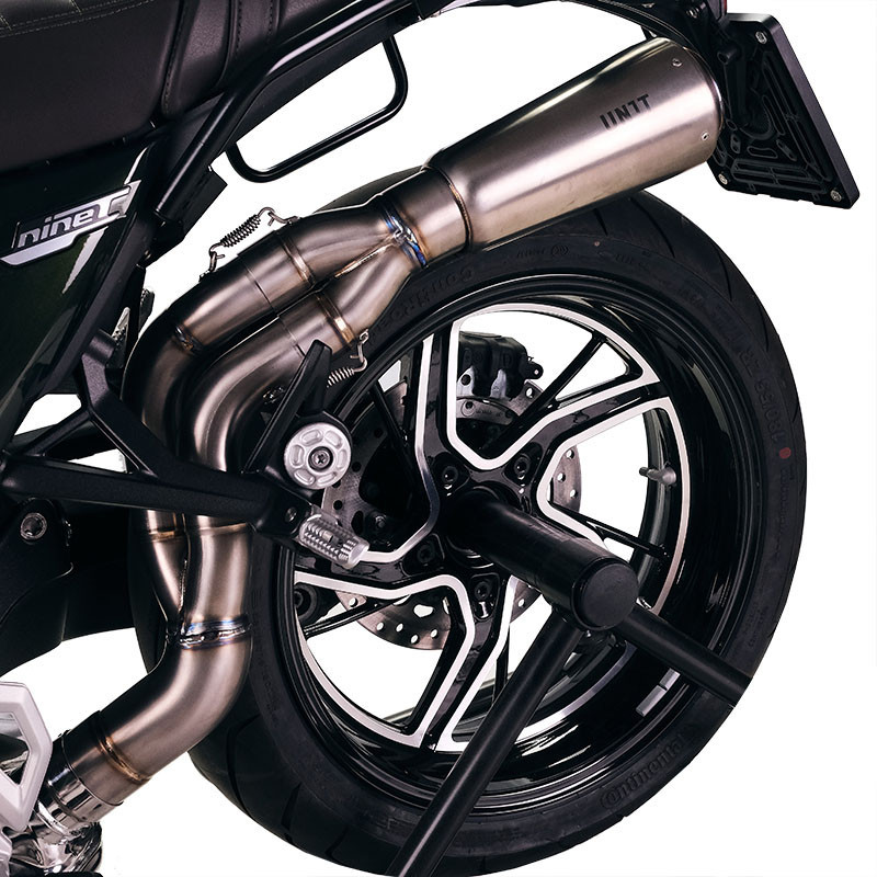  Silencieux échappement haut en titane pour R 12 nineT Titane - L'atelier Bleu Motostore