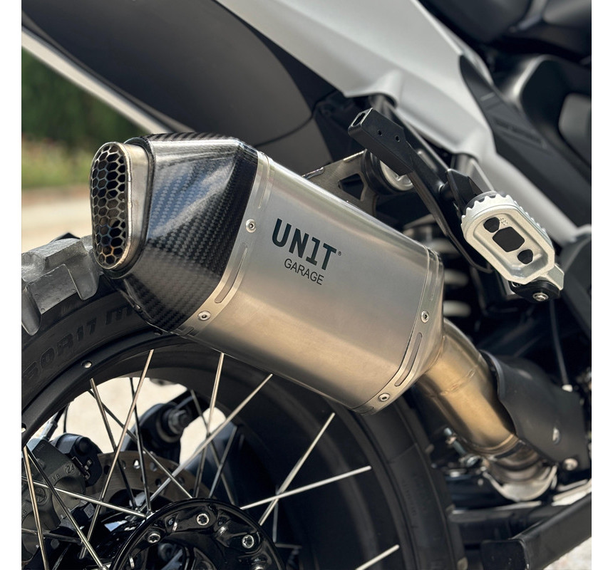 Silencieux échappement titane Rad avec pare-chaleur carbone pour R 1300GS & GSA