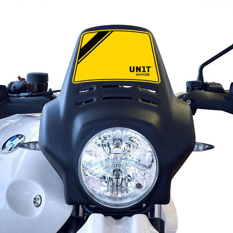  Sticker jaune 40e pour tête de fourche Fenouil - L'atelier Bleu Motostore