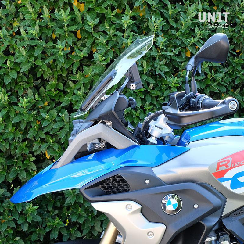Cupolino S wind deflector for the R 1200GS/GSA and R 1250GS/GSA – L'atelier Bleu Motostore