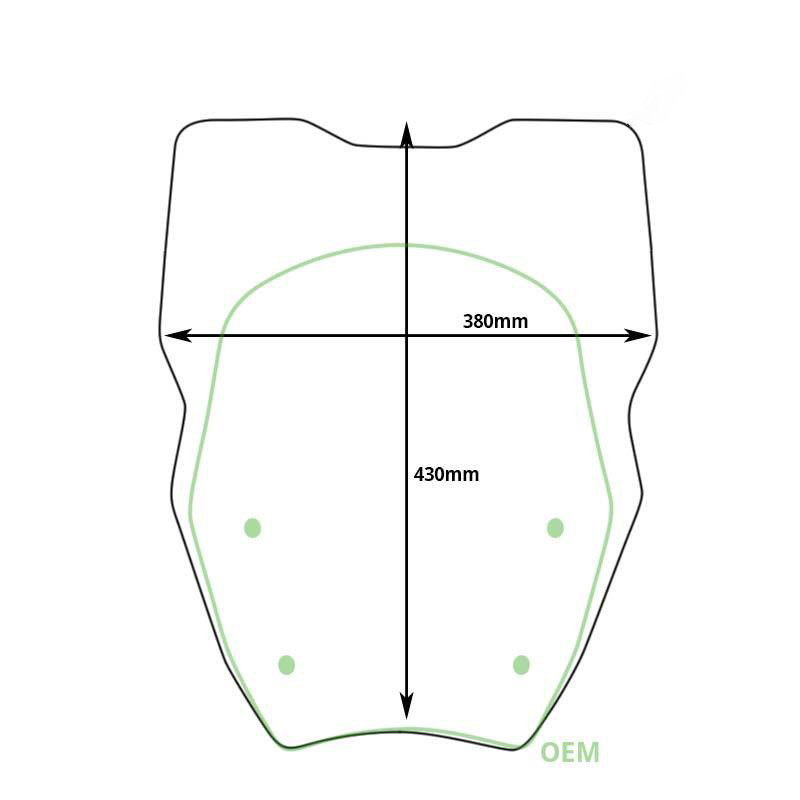 XL windscreen with radar for the R 1300GS – L'atelier Bleu Motostore