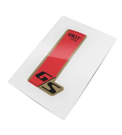 Aragonite Fennel fork-end sticker for the R 12 G/S – L'atelier Bleu Motostore