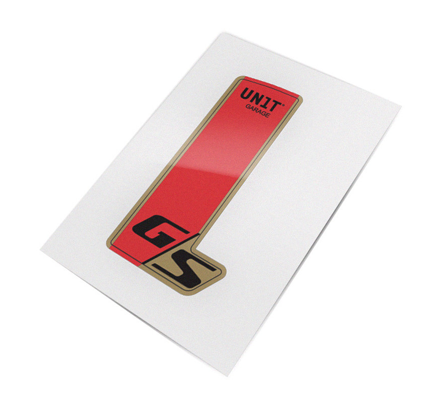 Sticker de tête de fourche Fenouil aragonite pour R 12 G/S - L'atelier Bleu Motostore