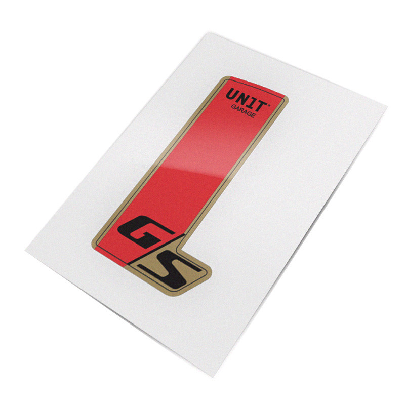 Aragonite Fennel fork-end sticker for the R 12 G/S – L'atelier Bleu Motostore
