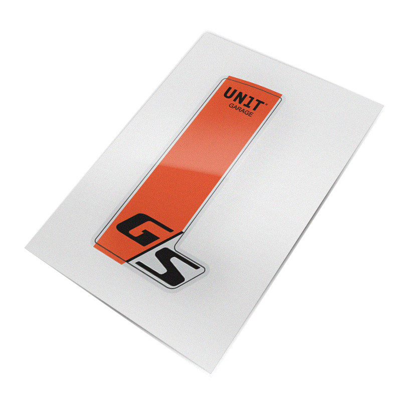 Light white Fenouil wind deflector sticker for the R 12 G/S – L'atelier Bleu Motostore