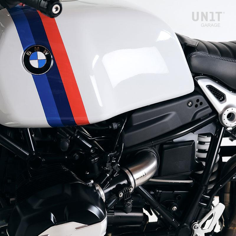 Black side covers for UG-RES-0015 and UG-RES-0024 fuel tanks - L'atelier Bleu Motostore