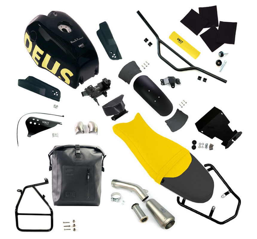 Deus Street Black Kit for the R nineT – L'atelier Bleu Motostore