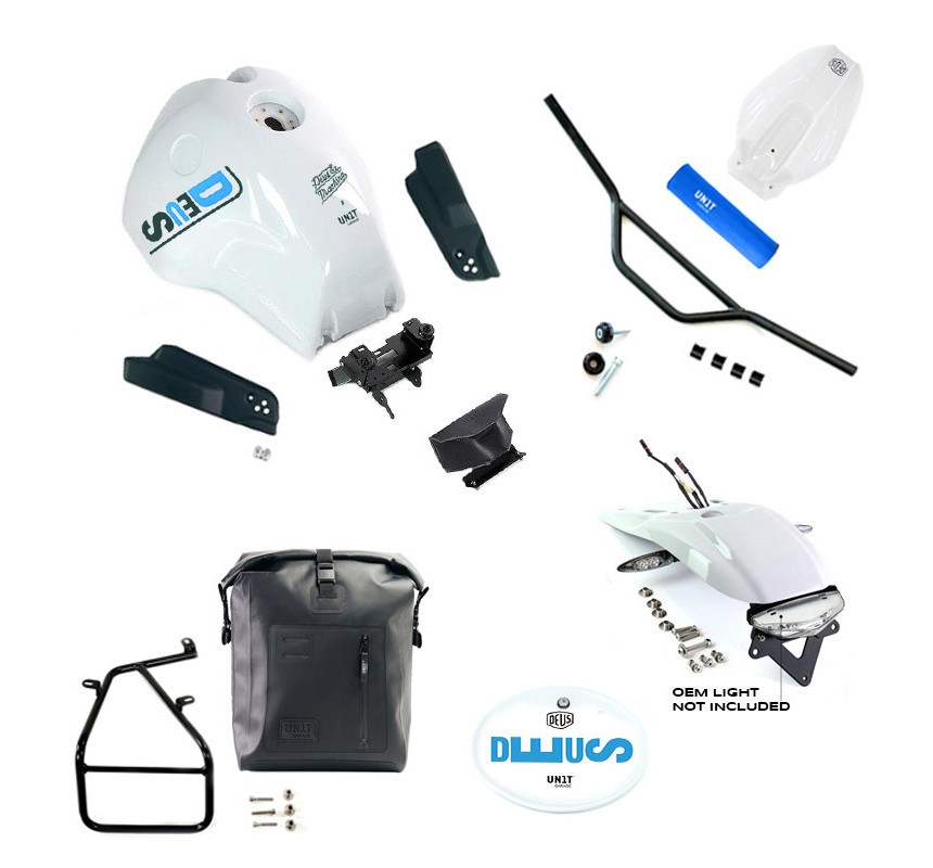 Origin Deus Enduro White Kit for the R nineT – L'atelier Bleu Motostore