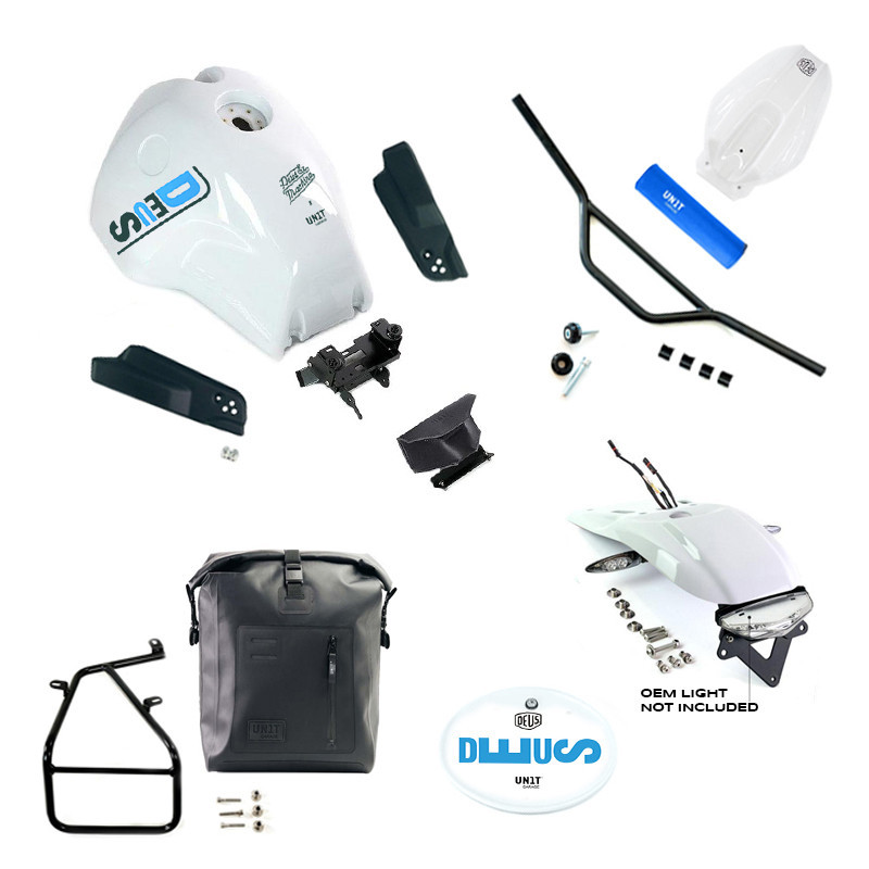 Kit Origin Deus Enduro blanc pour R nineT - L'atelier Bleu Motostore