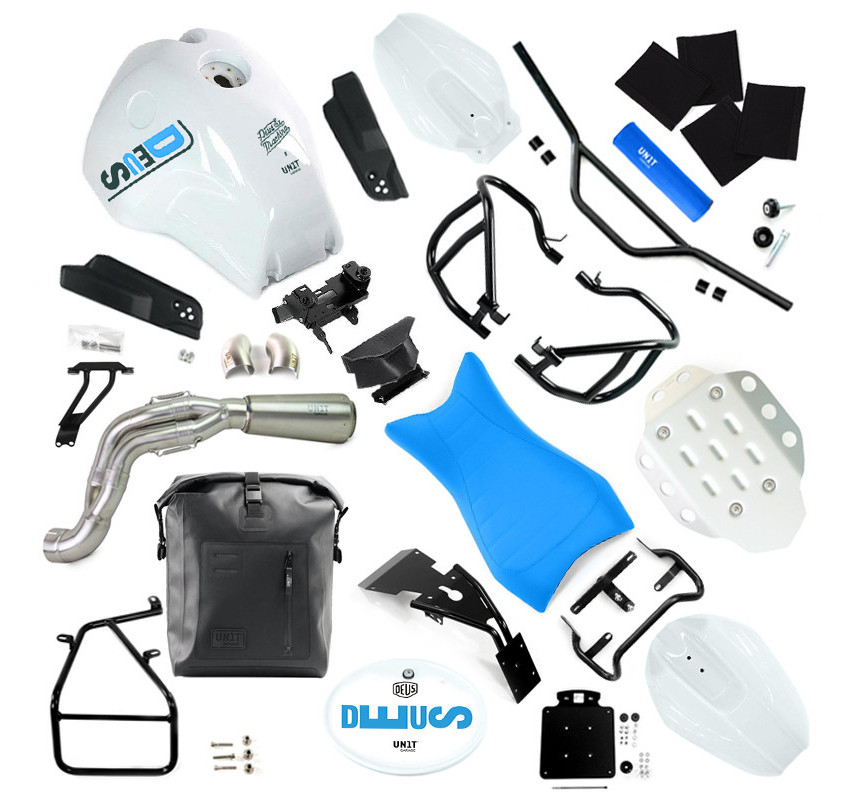 Deus Enduro White Kit for the R nineT – L'atelier Bleu Motostore