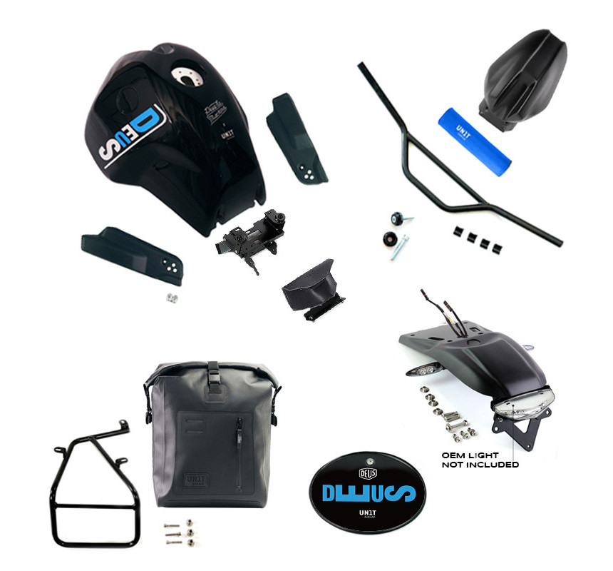 Kit Origin Deus Enduro noir pour R nineT - L'atelier Bleu Motostore