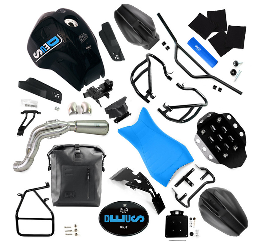 Kit Factory Deus Enduro noir pour R nineT - L'atelier Bleu Motostore