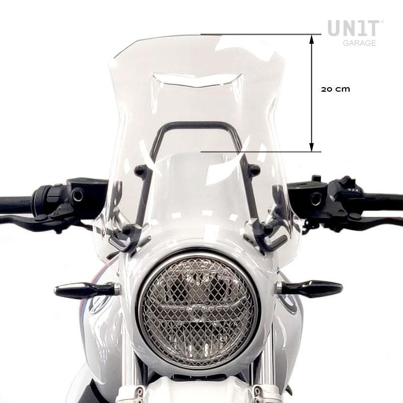  Saute vent + support GPS pour R nineT Urban GS - L'atelier Bleu Motostore