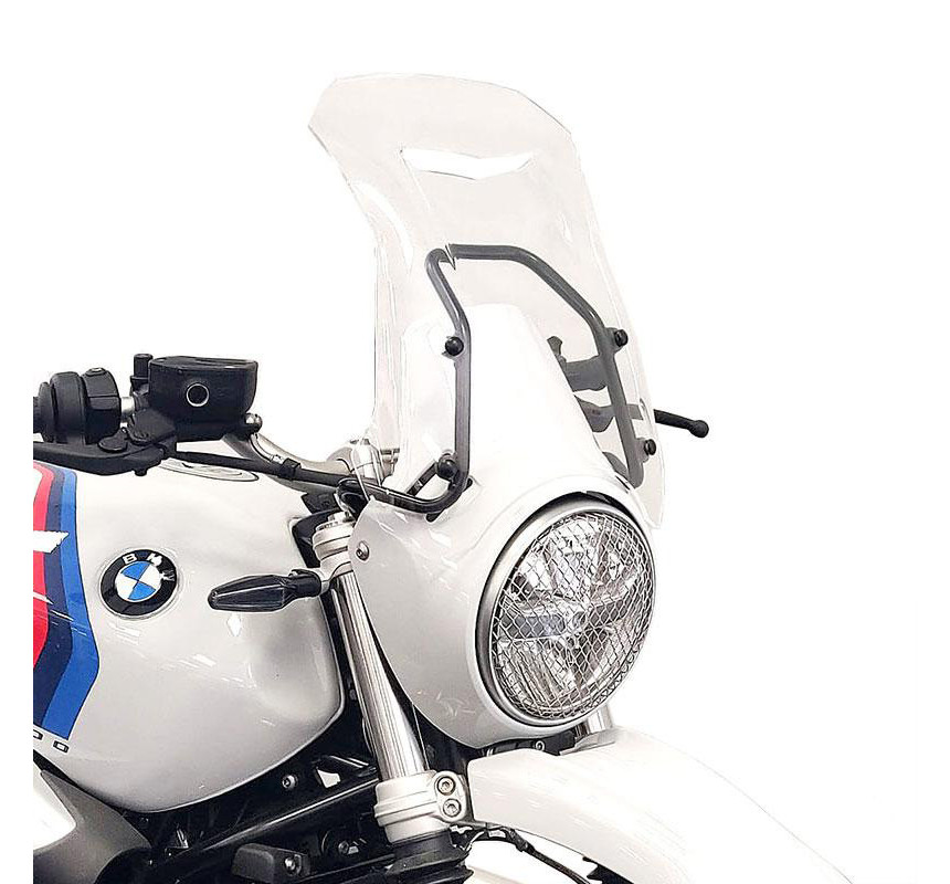  Saute vent + support GPS pour R nineT Urban GS - L'atelier Bleu Motostore