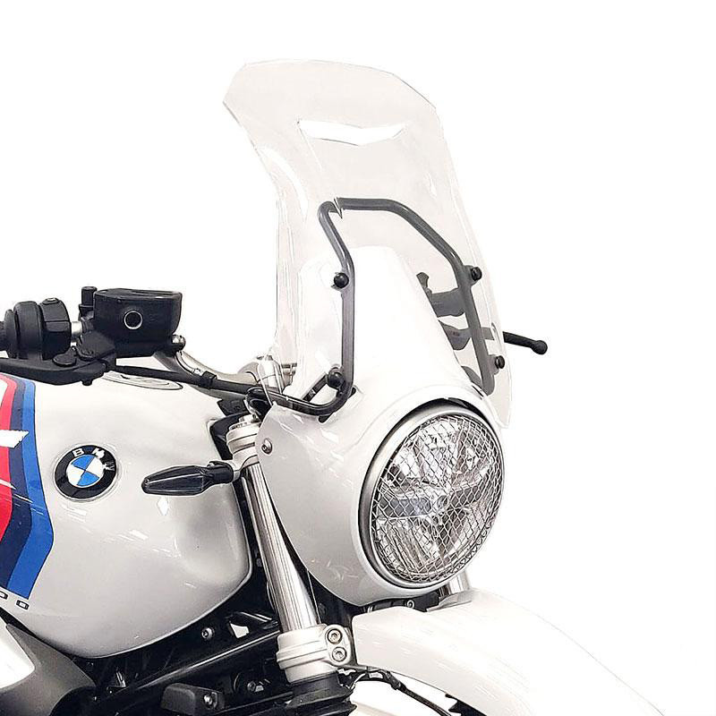  Saute vent + support GPS pour R nineT Urban GS - L'atelier Bleu Motostore