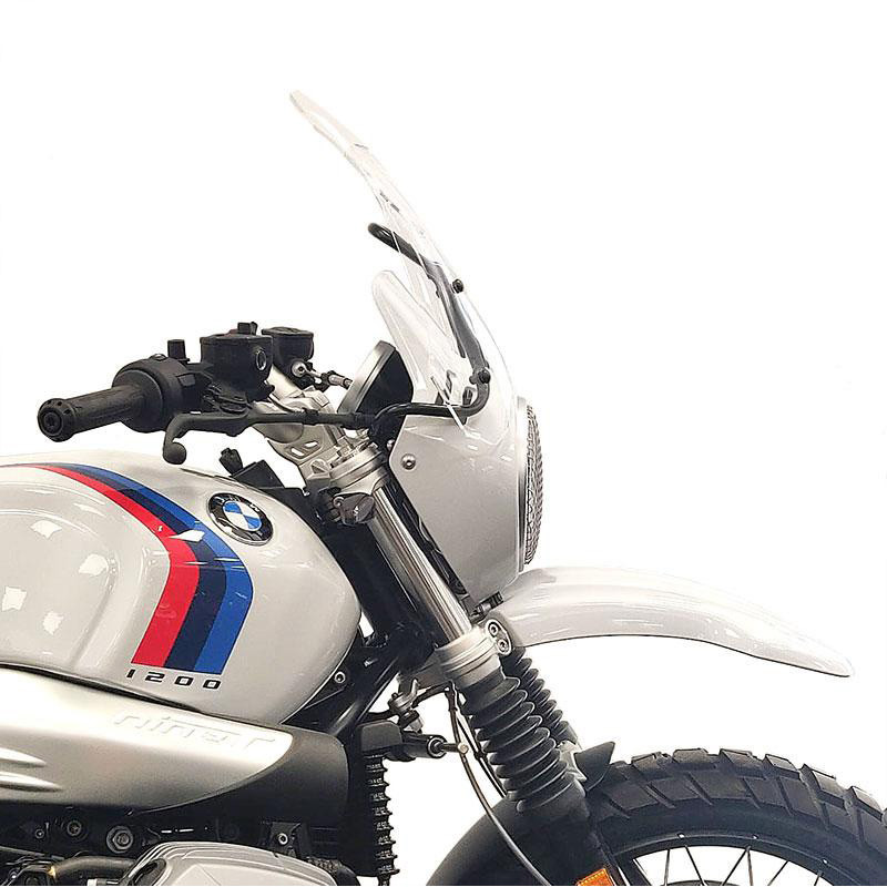  Saute vent + support GPS pour R nineT Urban GS - L'atelier Bleu Motostore