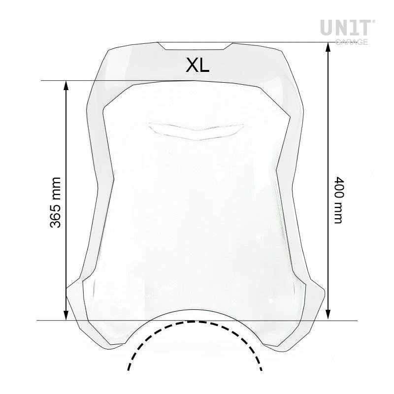XL Windscreen + GPS Mount for the R nineT - L'atelier Bleu Motostore