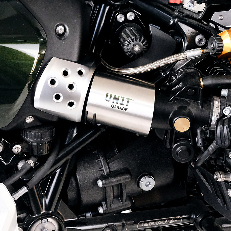  Couvercle d'admission d'air en inox pour R 12 nineT et R 12 - L'atelier Bleu Motostore