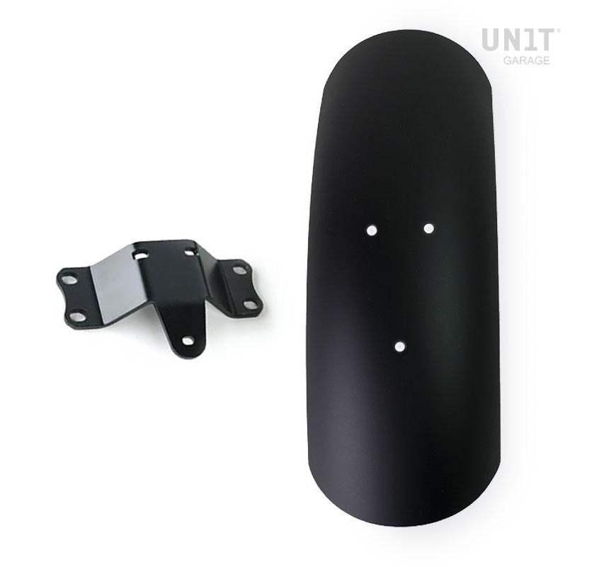 Garde-boue en aluminium avec support renforcé noir pour R nineT - L'atelier Bleu Motostore