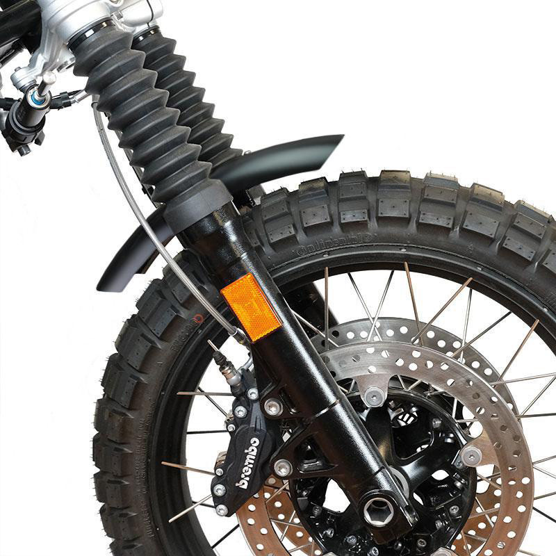  Garde-boue en aluminium avec support renforcé noir pour R nineT - L'atelier Bleu Motostore