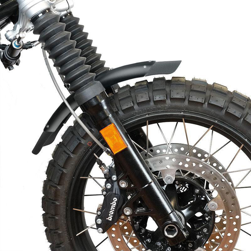  Garde-boue en aluminium avec support renforcé noir pour R nineT - L'atelier Bleu Motostore