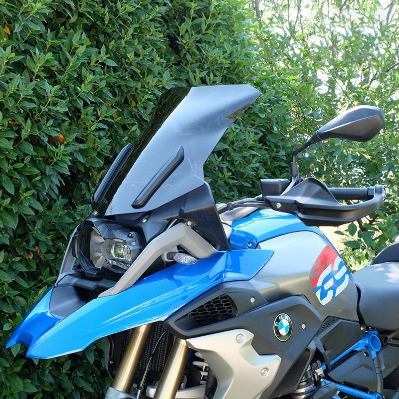  Saute vent Cupolino M pour R 1200GS/GSA et R 1250GS/GSA Noir Fumé - L'atelier Bleu Motostore