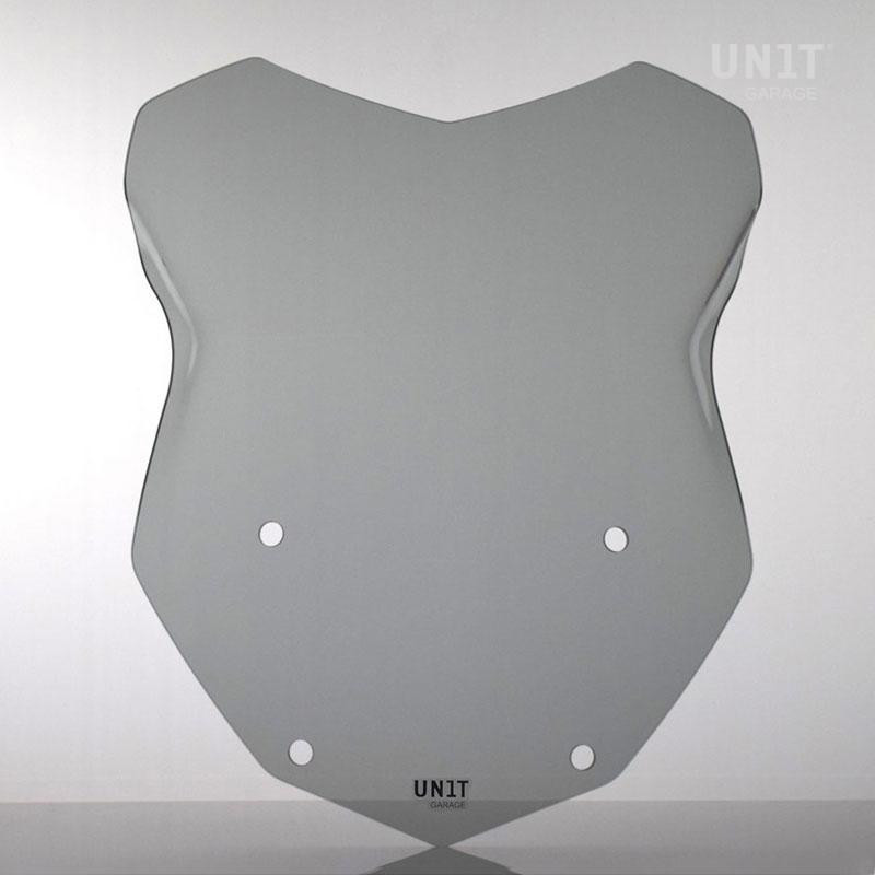 Saute vent Cupolino L pour R 1200GS/GSA et R 1250GS/GSA fumé clair - L'atelier Bleu Motostore