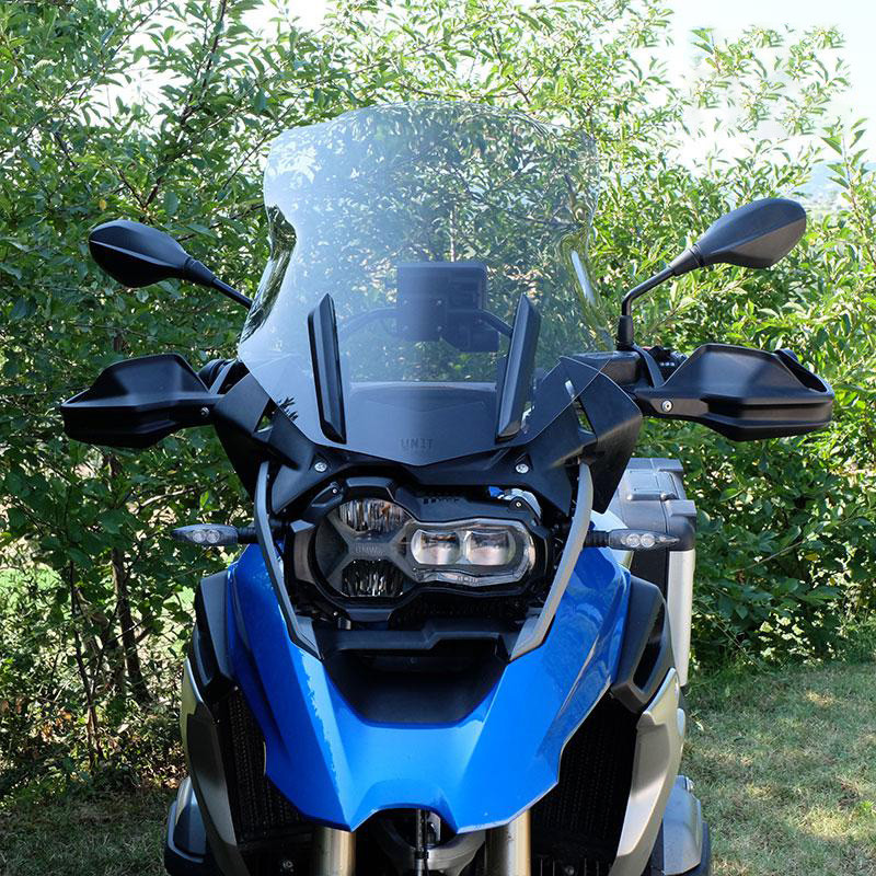 Saute vent Dôme XL pour R 1200GS/GSA et R 1250GS/GSA fumé clair - L'atelier Bleu Motostore