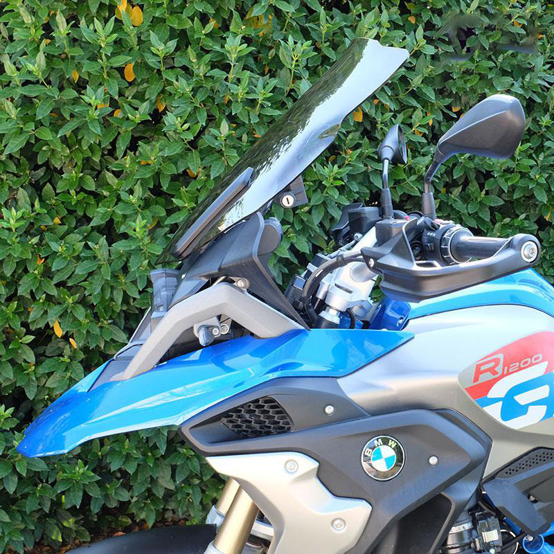  Saute vent Dôme XL pour R 1200GS/GSA et R 1250GS/GSA fumé clair - L'atelier Bleu Motostore