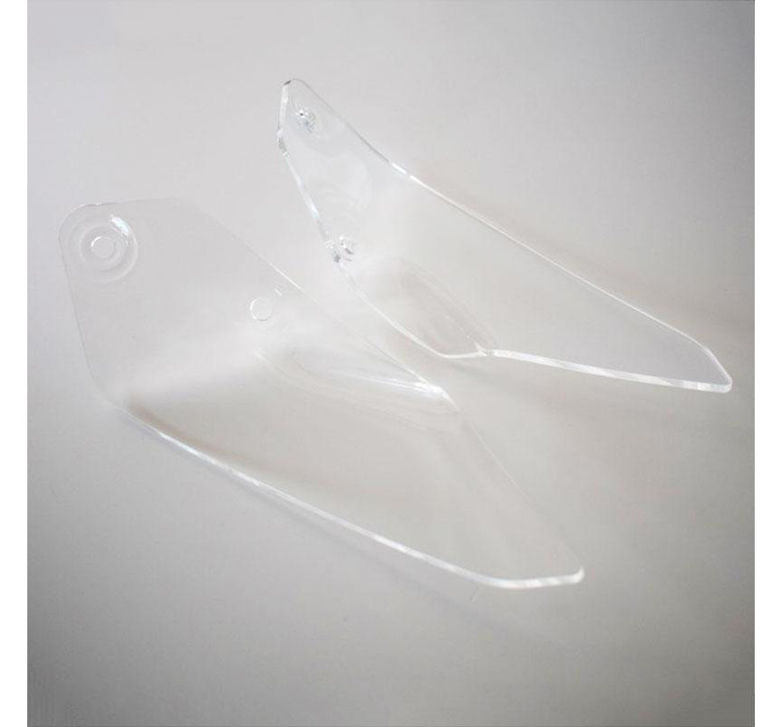 Déflecteurs latéraux R 1200GSA et R 1250GSA Transparent - L'atelier Bleu Motostore